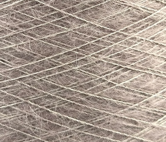 Royal Kid Silk Nm 9000 – Fil en Super Kid Mohair et soie col. Taupe clair. | Zimpfer Wolle Selezione